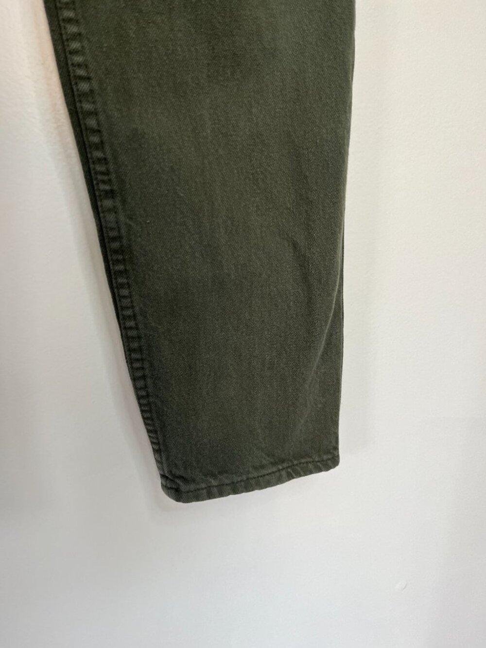 Canyon River Blues Vintage 90s Button Fly Olive Green Jeans - Picture 2 of 7